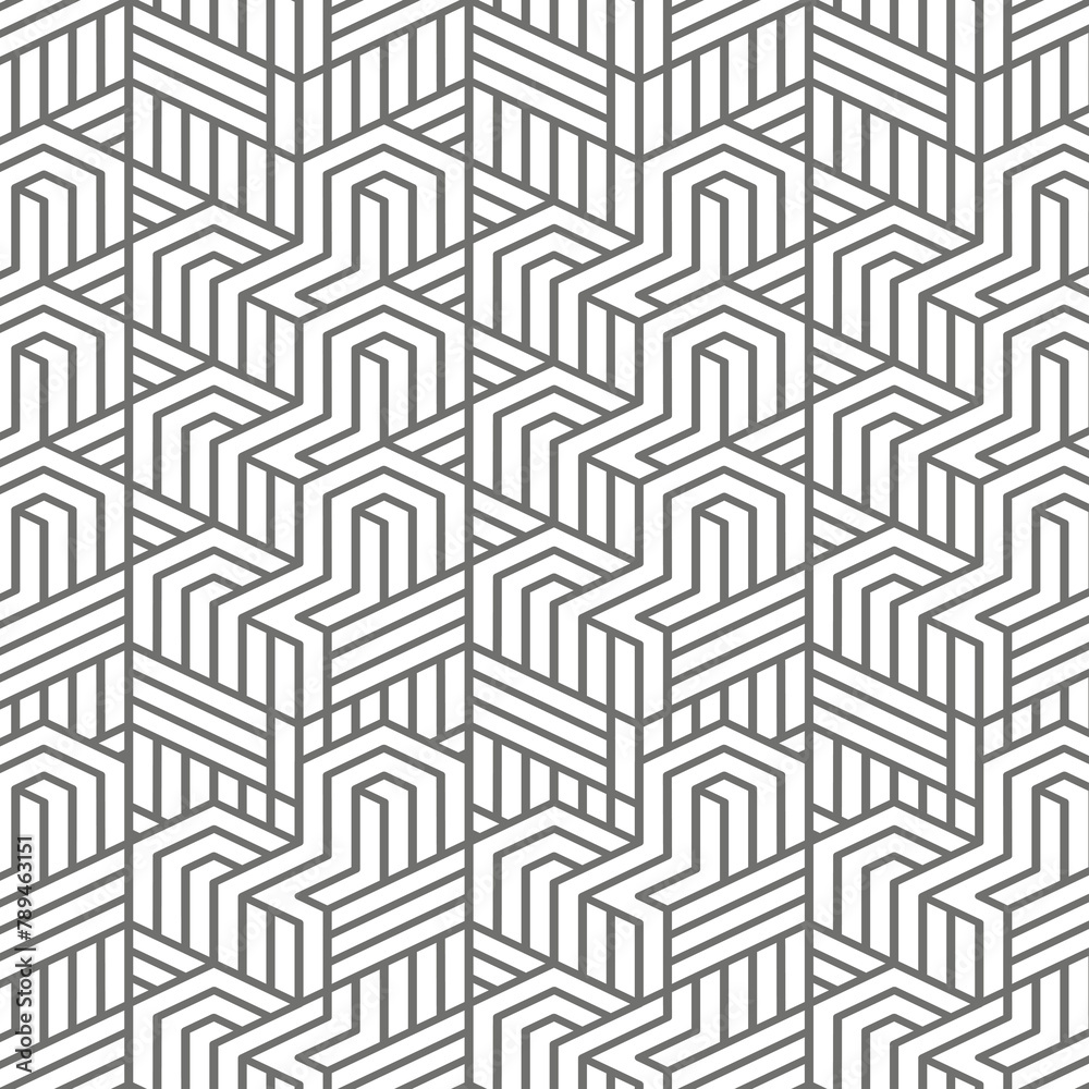 Gray interlacement stylish pattern design element Gray interlacement stylish pattern design element