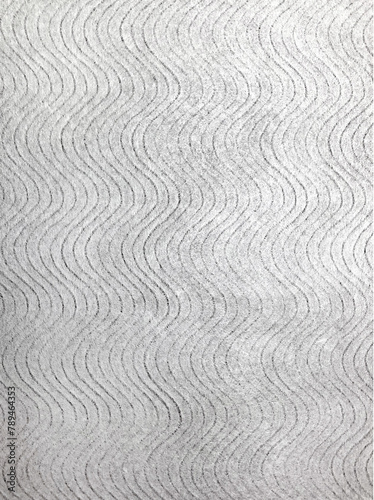素材／浪模様の手漉き和紙　灰色