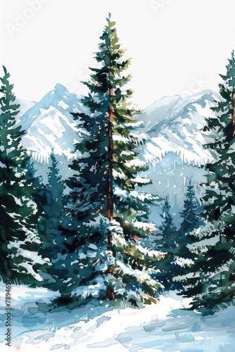 A serene winter scene perfect for seasonal projects