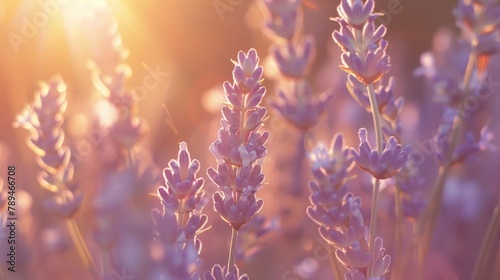 Close up of lavender flowers  suitable for aromatherapy products