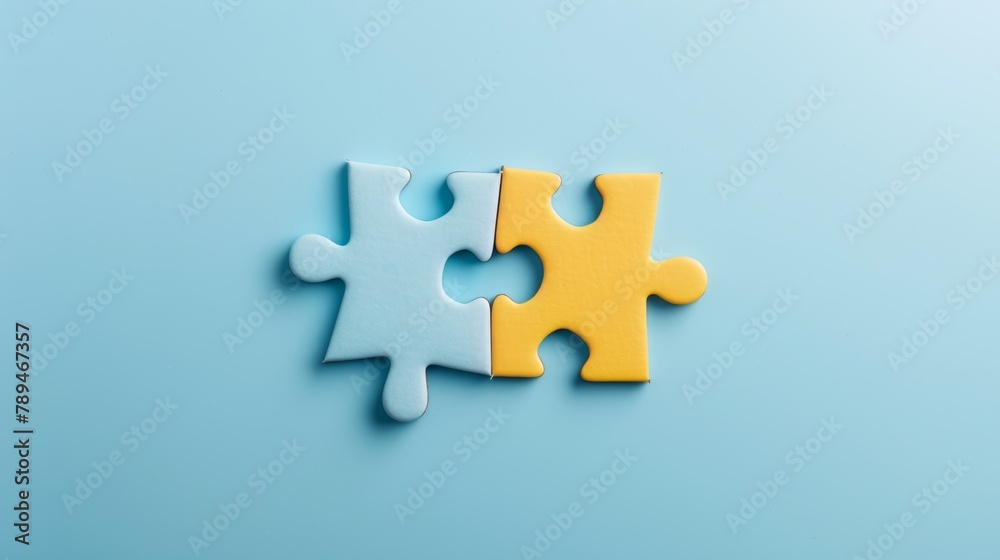 Puzzle. Business strategy, success solution, jigsaw games symbol. Idea metaphor. Creative idea, connection, challenge, partnership, teamwork, match