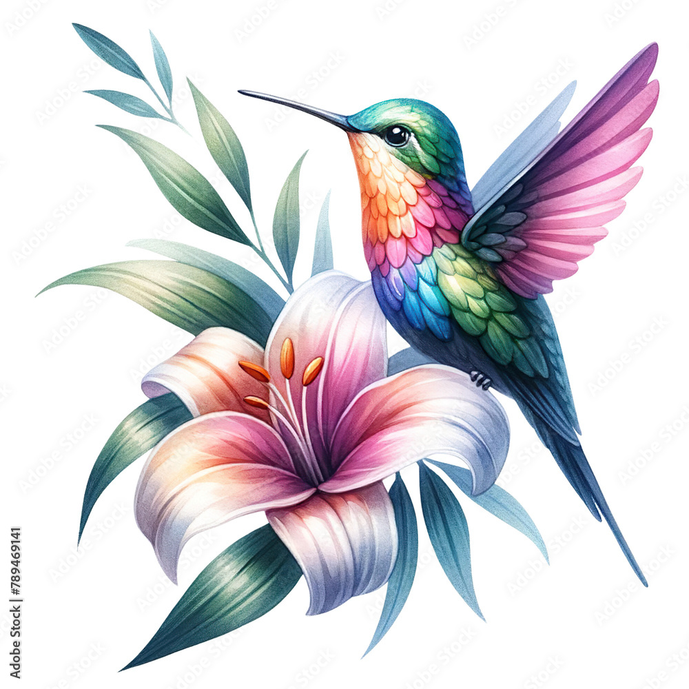 Obraz premium tropical hummingbird