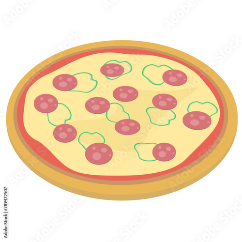 ピザのイラスト
