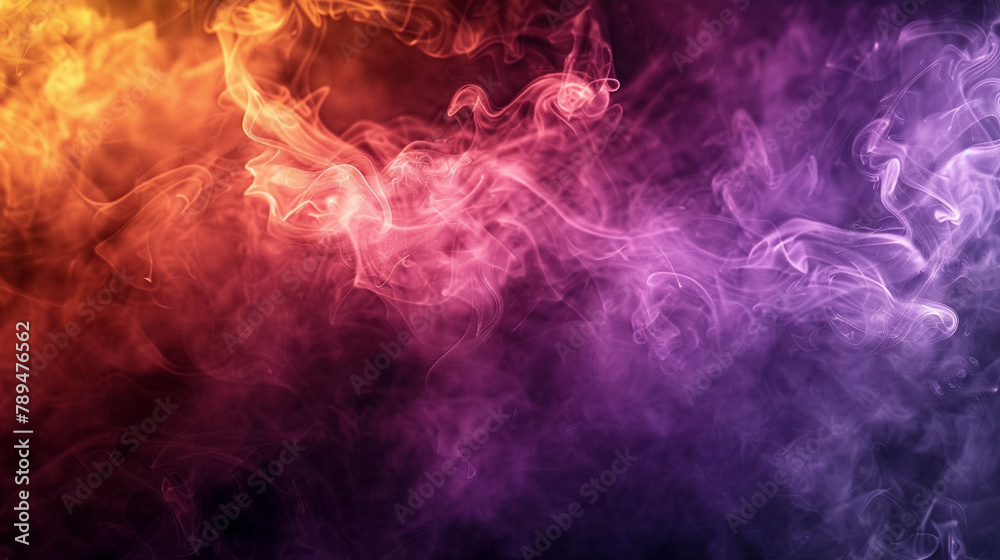Abstract Colorful Smoke Swirls in Purple Hues Abstract Colorful Smoke Swirls in Purple Hues