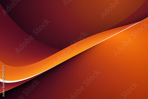 Fluid abstract background with colorful gradient. Abstract orange wave illustration of modern movement.