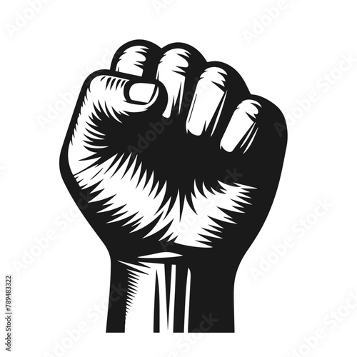 Hand gesture vector illustration isolated on white background