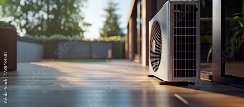 outdoor air conditioning machine © carballo