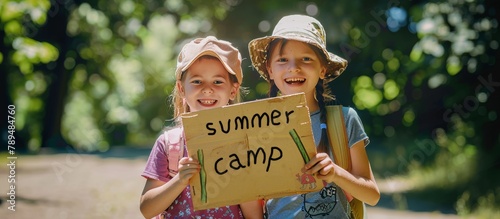 smiling children at summer camp