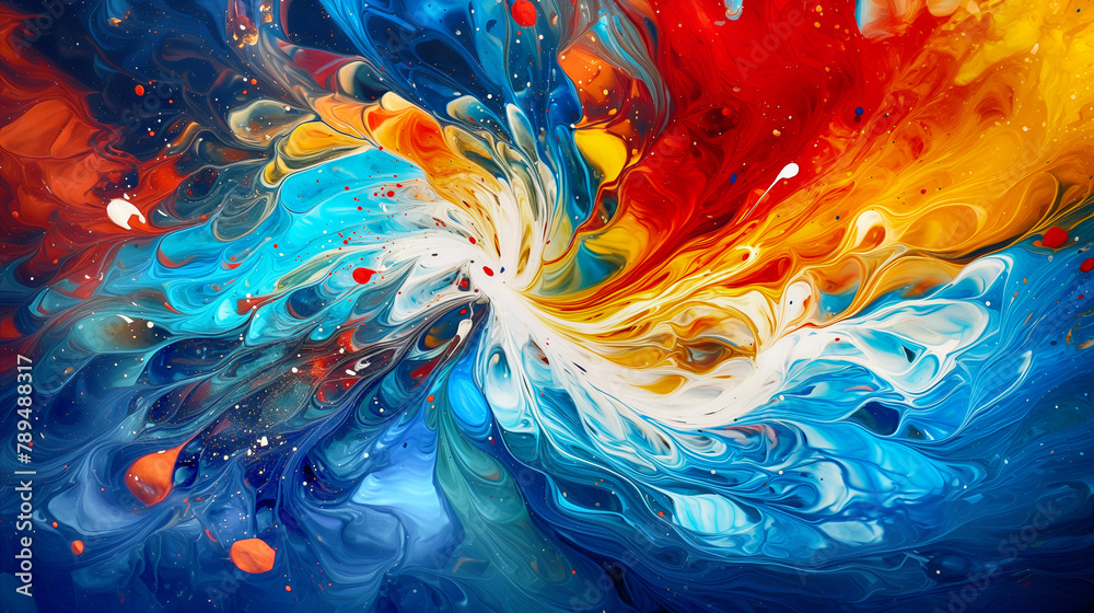 abstract colorful background with splashes abstract colorful background with splashes