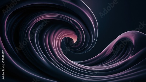 Purple Velvet Ripples Abstract Smooth Motion Waves Background