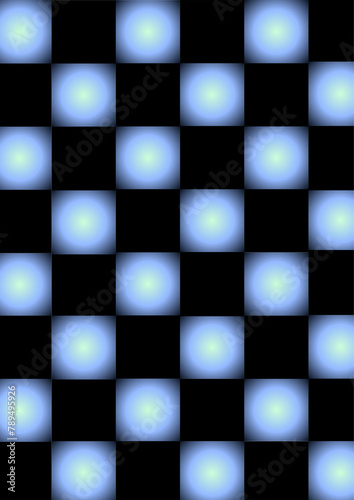 chess grid water black 