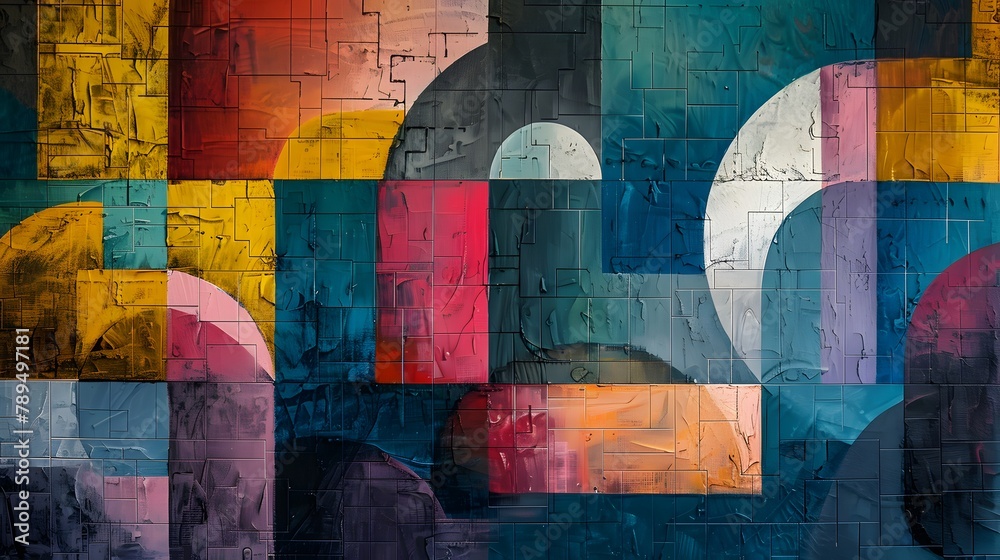 Abstract art with brutalism concept. Abstract art with brutalism concept.