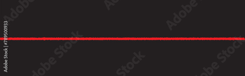 a red silk thread looped in a circle form, extending on both ends, symbolizing the red thread of fate in chinese tradition, on a pure white background with copy space.Line of red yarn, long red thread