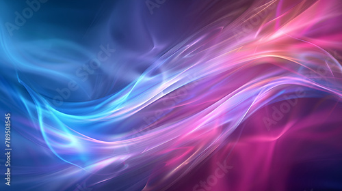 Blue and pink abstract smoke background with blurred motion effect ,abstract background with purple and blue waves