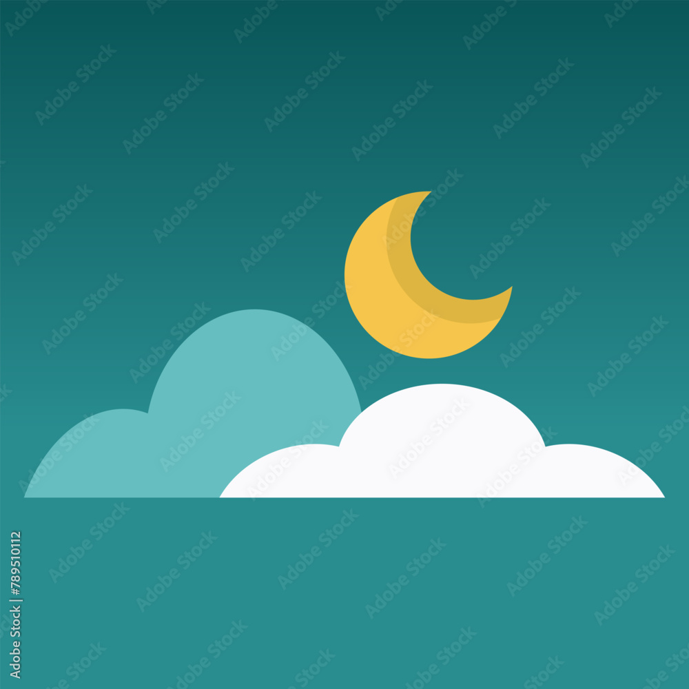 moon and clouds moon and clouds