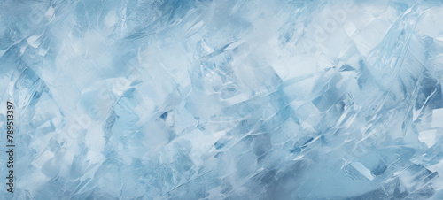 Detailed Rough Texture of Blue Ice