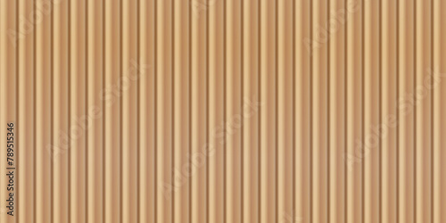 Solid wooden battens wall pattern background with natural color finishing