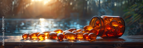 Medications 8k Still Life with Oil, Bubble in the water background wallpaper