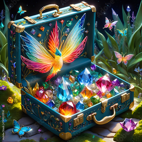 I just got this new suitcase and I'm so in love with it! It's a vibrant mix of colors with these beautiful butterflies all over it. It's like carrying a little piece of nature with me wherever I go. A photo