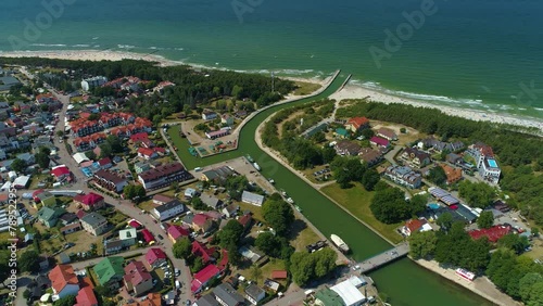 Beautiful Landscape Rowy Piekny Krajobraz Aerial View Poland photo