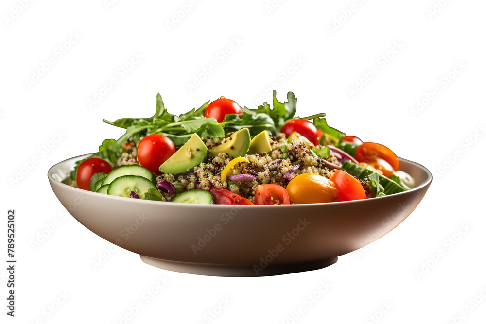Tasty Quinoa Salad Isolated On Transparent Background Tasty Quinoa Salad Isolated On Transparent Background