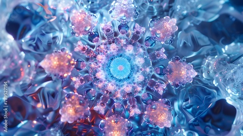 Mesmerizing Molecular Kaleidoscope: Intricate Symmetry in Atomic Design
