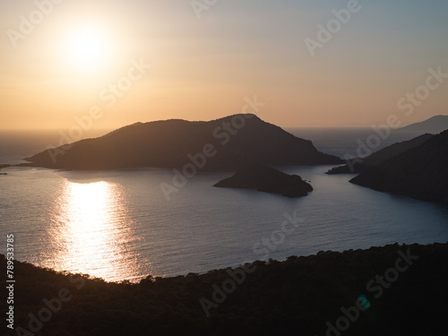 Ölüdeniz Beach Drone Photo, Kumburnu Fethiye, Muğla Turkiye (Turkey)