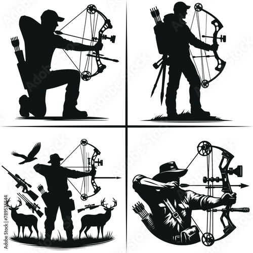 Bow Hunter Svg,Hunting svg,Hunting Season svg, Deer Hunting svg, Bow Hunter Shirt,Bow and Arrow,Hunting Dad,American Flag