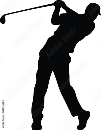 golfer silhouette