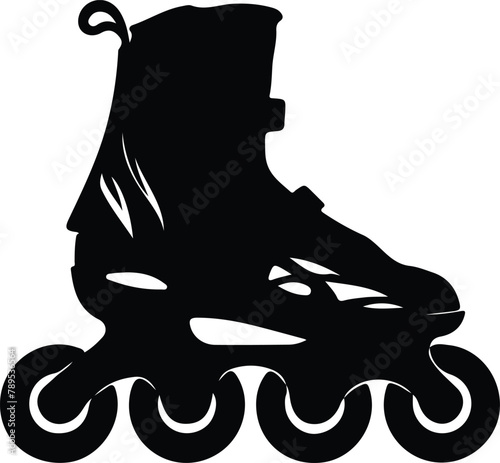 inline skates silhouette