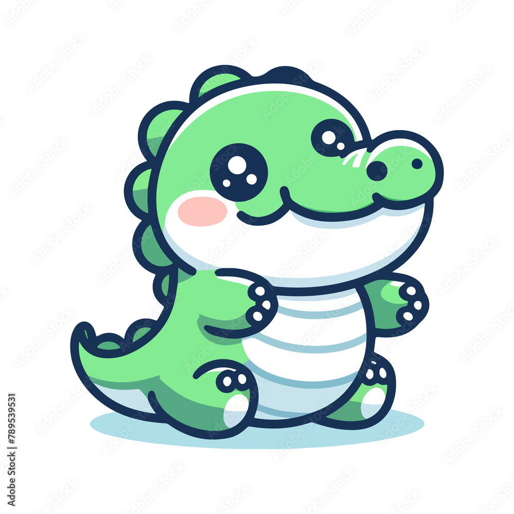 cute icon character crocodile cute icon character crocodile