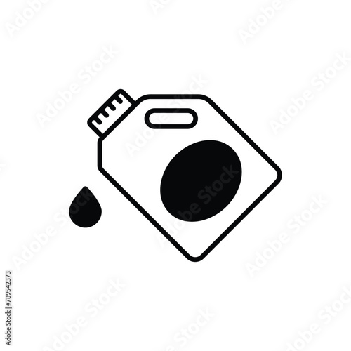 Oil icon design with white background stock illustration