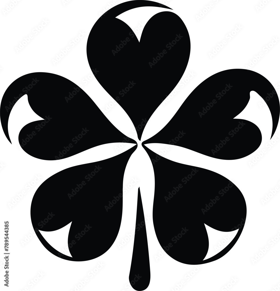 clover silhouette clover silhouette