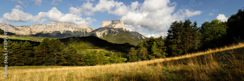 Mont Aiguille Vercors Massif Alps France photo