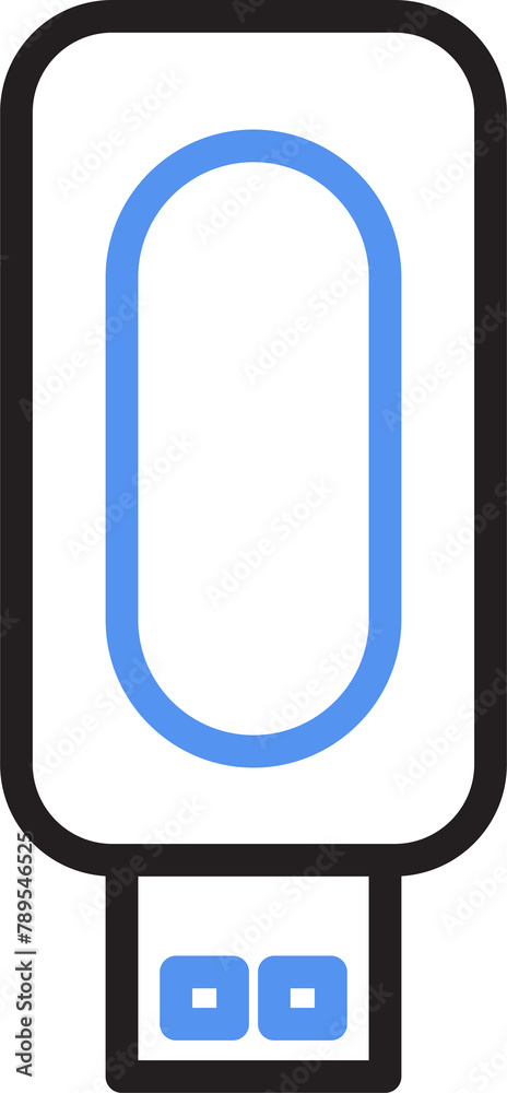 Portable Memory Line Icon Portable Memory Line Icon