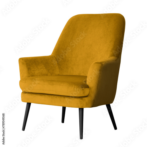 Modern lounge chair png mockup living room furniture photo