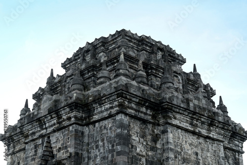 The uniqueness of the peak of Mendut Temple photo