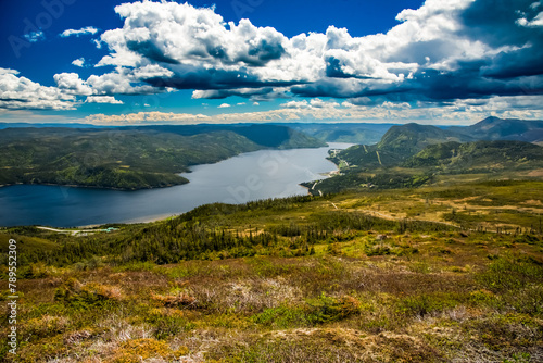 landscape with lake and mountains in Gros Morne National Park © Krista