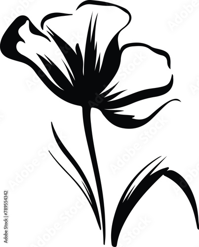sego lily silhouette