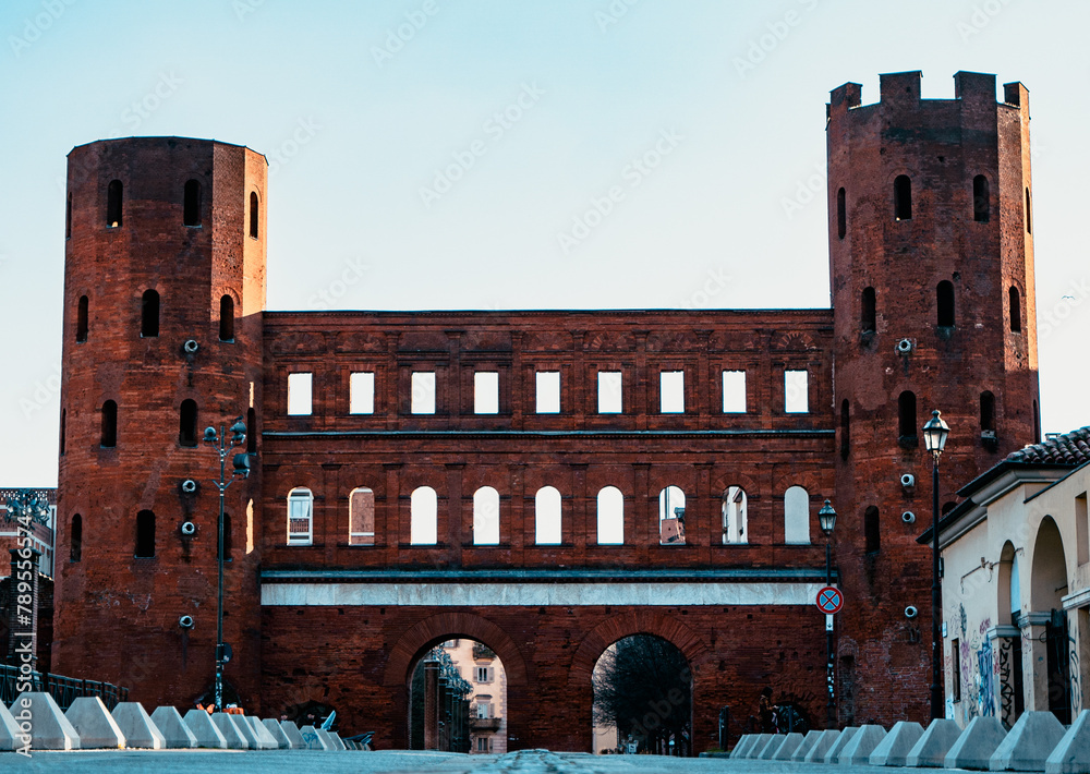 Historic monument of the city of Turin in Italy