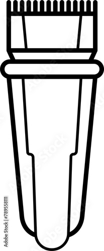 Hair Clipper Icon Outline