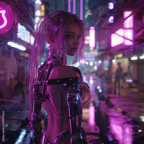 Illustrate a futuristic love story with a twist, spotlighting unexpected camera perspectives that shed new light on the relationship dynamics, portrayed in intricate CG 3D rendering for a visually imm