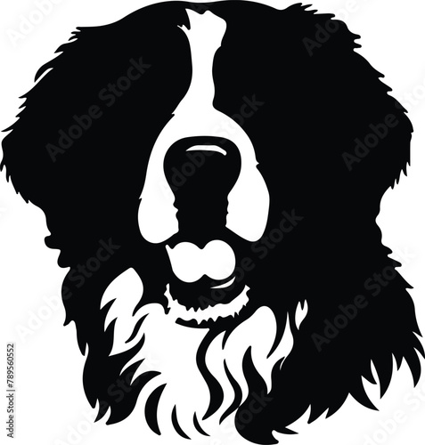 Bernese Mountain Dog silhouette