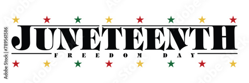 Juneteenth Emancipation Day, Fist raise up breaking chain. black history month. 