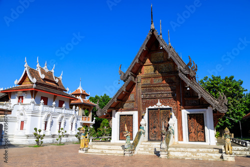 Wat Pratu Pong Buddhist Temple Lampang Thailand photo