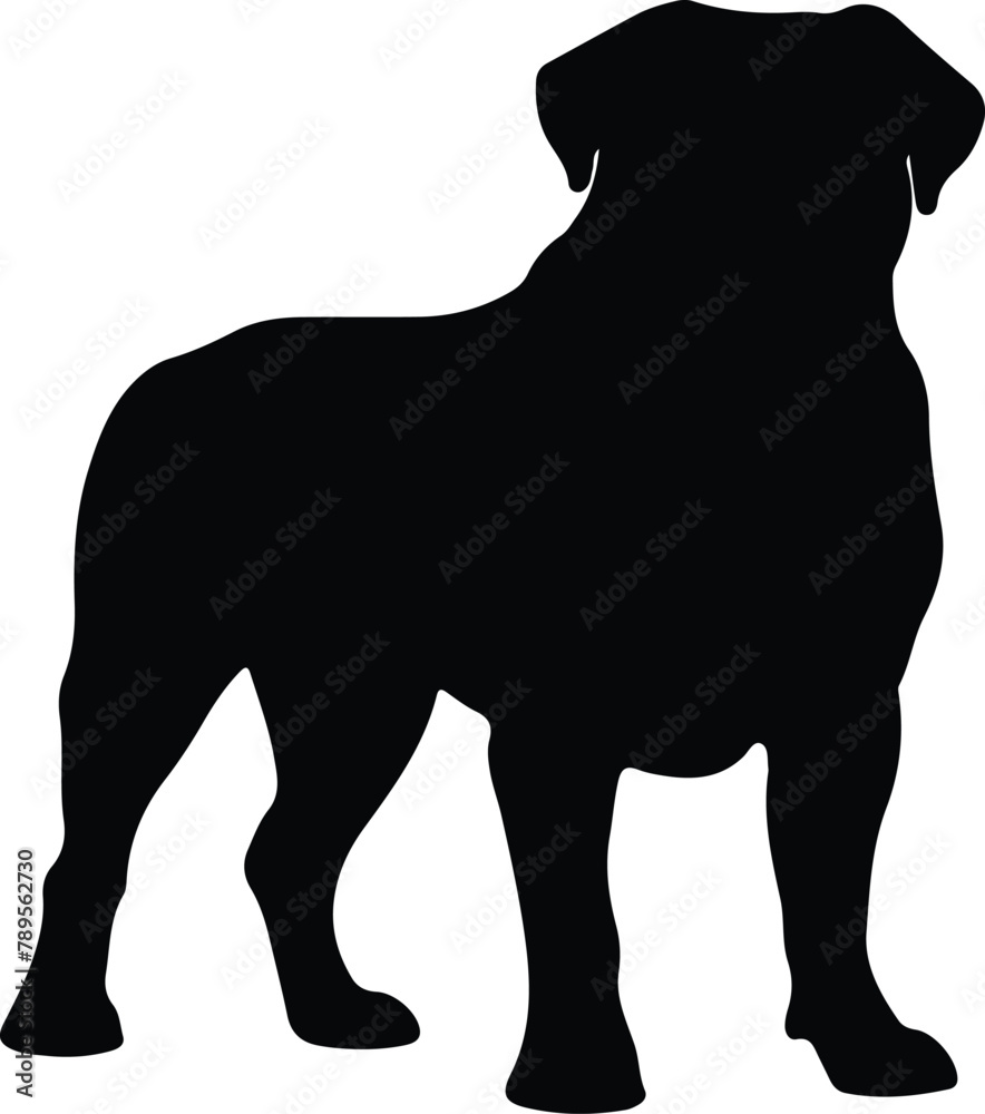 Bullmastiff silhouette