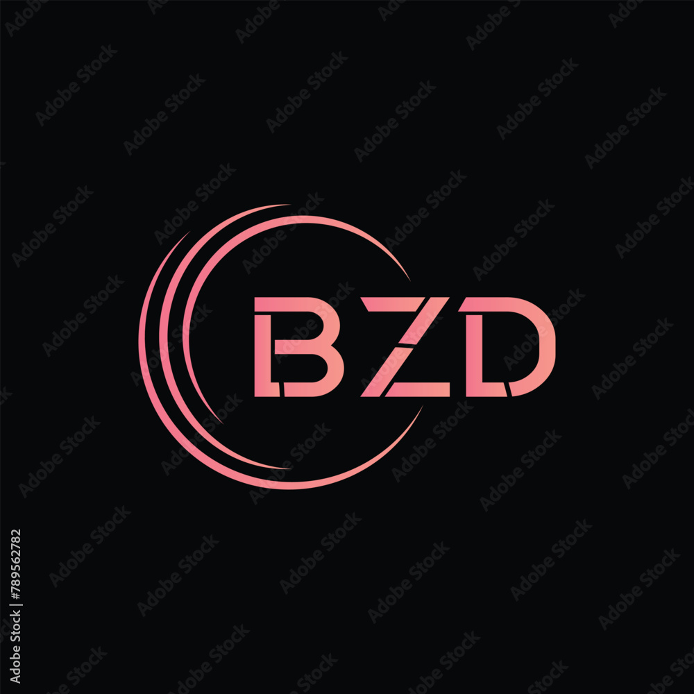 BZD letter logo abstract design. BZD unique design BZD letter logo abstract design. BZD unique design