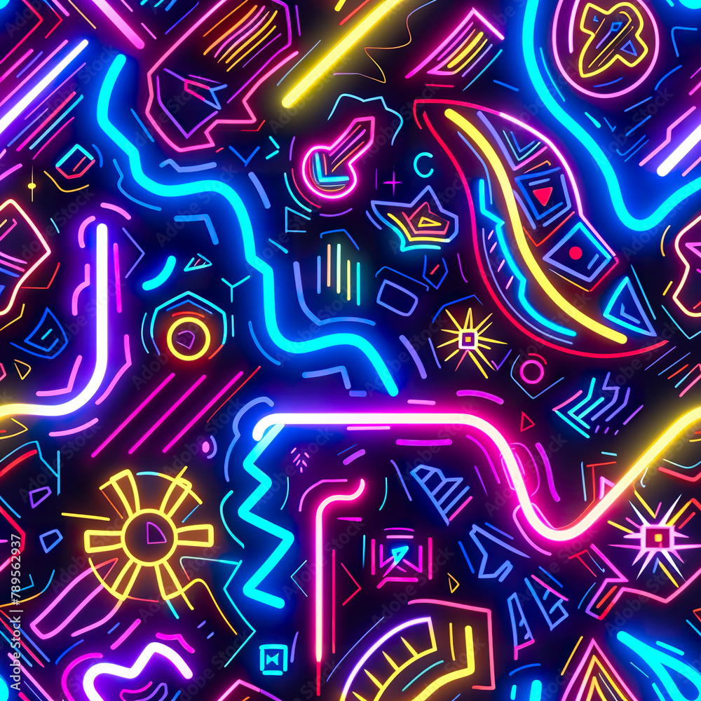 neon pattern background neon pattern background
