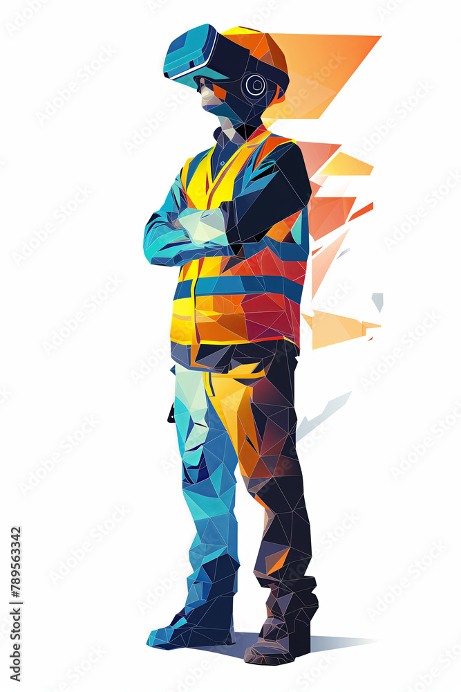 construction worker in vr headset Generative AI
construction worker in vr headset Generative AI