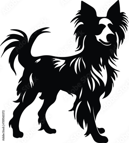 Chinese Crested silhouette